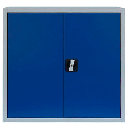 Artikelbild 2 für LÜLLMANN Metallschrank 530301 enzianblau, lichtgrau 80,0 x 38,3 x 75,0 cm, aufgebaut, Artikelnummer 182356