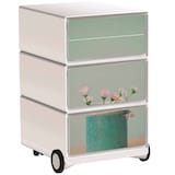 Artikelbild 1 für PAPERFLOW easyBox Garden Factory Rollcontainer weiß, bunt 4 Auszüge 39,0 x 43,6 x 64,2 cm, Artikelnummer 216048