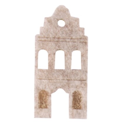 Artikelbild 6 für Rayher Filz-Streudeko grau Nordic Häuser 12 St., Artikelnummer 686958