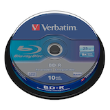 Artikelbild 1 für 10 verbatim Blu-ray BD-R 25 GB, Artikelnummer 677781