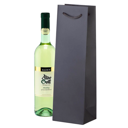 Artikelbild für 25 VP Geschenktüten für Flaschen anthrazit 11,0 x 36,0 cm, Artikelnummer 501369