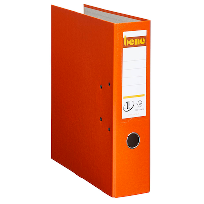 Artikelbild 6 für AKTION: bene No.1 POWER Ordner orange Kunststoff 8,0 cm DIN A4, Artikelnummer 990002