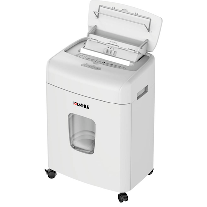 Artikelbild 13 für AKTION: DAHLE ShredMATIC 90 Aktenvernichter mit Partikelschnitt P-4, 4 x 12 mm, bis 90 Blatt, lichtgrau, Artikelnummer 534101