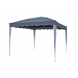 Artikelbild 1 für Garden Pleasure Pavillon GANGES quadratisch, anthrazit, Artikelnummer 380434