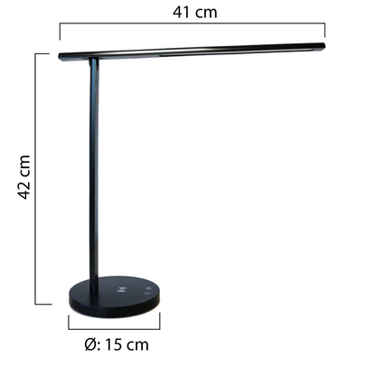Artikelbild 2 für unilux DIVA LED-Schreibtischlampe schwarz 8,2 W, Artikelnummer 509776