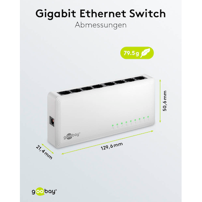 Artikelbild 2 für goobay Switch 8-fach, Artikelnummer 557276