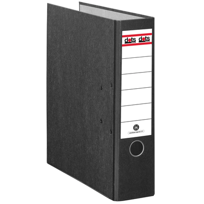 Artikelbild 2 für dots Ordner schwarz marmoriert Karton 8,0 cm DIN A4, Artikelnummer 529917