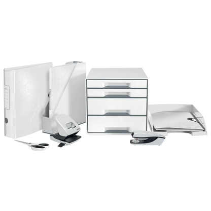 Artikelbild 3 für AKTION: LEITZ WOW Sichtbuch DIN A4, 40 Hüllen weiß-metallic, 1 St. mit Prämie nach Registrierung, Artikelnummer 906673