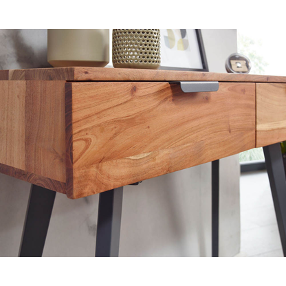 Artikelbild 6 für WOHNLING Schreibtisch braun rechteckig, 4-Fuß-Gestell braun 90,0 x 36,0 cm, Artikelnummer 541072