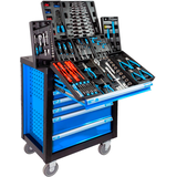 Artikelbild 1 für ADB LIGHTNING Werkstattwagen befüllt blau 7 Schubladen, Artikelnummer 892461