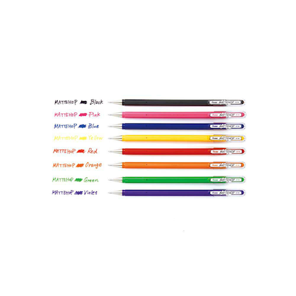 Artikelbild 4 für Pentel Mattehop Gelschreiber violett 0,5 mm, Schreibfarbe: lila, 1 St., Artikelnummer 225536