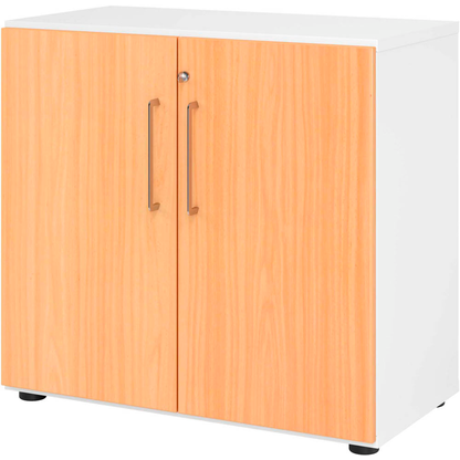 Artikelbild 17 für HAMMERBACHER Aktenschrank 928T2, V928T2/W/6/BS buche, weiß 1 Fachboden 80,0 x 42,0 x 74,8 cm, Artikelnummer 380349