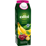 Artikelbild 1 für albi® Fruchtnektar Banane, Kirsche 1,0 l, Artikelnummer 423192