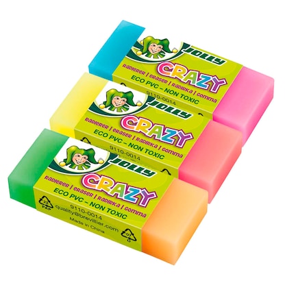 Artikelbild 9 für JOLLY Radiergummi Crazy farbsortiert, 1 St., Artikelnummer 609809