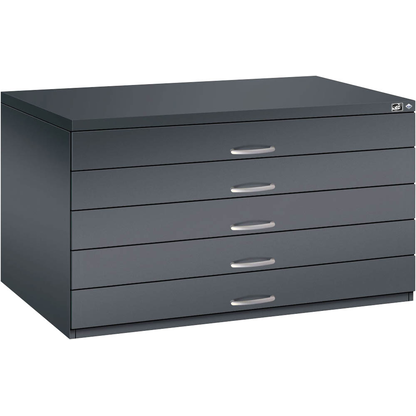 Artikelbild 3 für CP 7200 Planschrank schwarzgrau 5 Schubladen 135,0 x 96,0 x 76,0 cm, Artikelnummer 682373