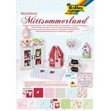 Artikelbild 1 für folia Motivblock MITTSOMMER farbsortiert 270/80 g/qm 1 Block, Artikelnummer 263907