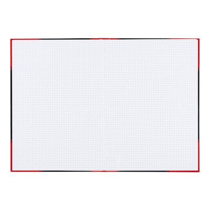 Artikelbild 3 für Bantex Notizbuch Chinakladde DIN A4 kariert, schwarz/rot Hardcover 192 Seiten, Artikelnummer 429314