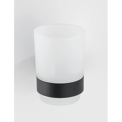 Artikelbild 3 für WENKO Zahnputzbecher Uno Bosio schwarz, matt, Artikelnummer 806061