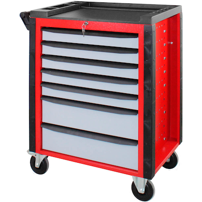 Artikelbild 2 für ADB HQ Werkstattwagen schwarz 7 Schubladen, Artikelnummer 892450