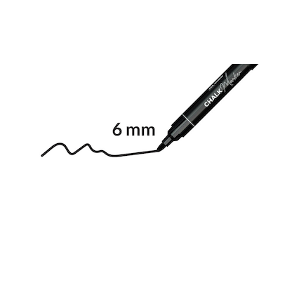 Artikelbild 2 für ALLboards Kreidemarker schwarz 6,0 mm, 1 St., Artikelnummer 503858