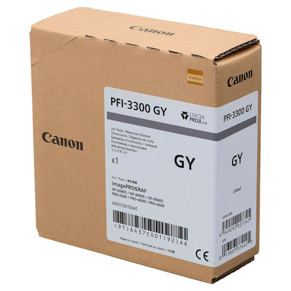Artikelbild 2 für Canon PFI-3300 grau Druckerpatrone, Artikelnummer 525248