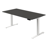 Artikelbild 1 für Kerkmann Move 3 elektrisch höhenverstellbarer Schreibtisch anthrazit rechteckig, T-Fuß-Gestell weiß 160,0 x 80,0 cm, Artikelnummer 574588