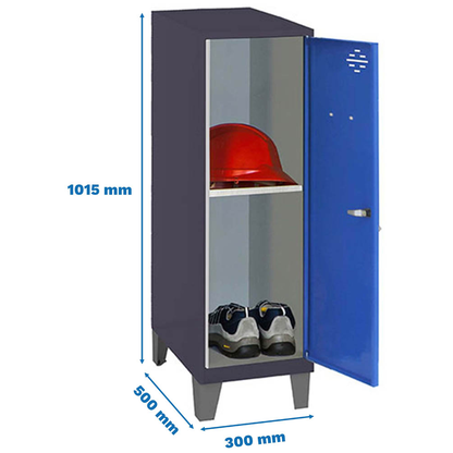 Artikelbild 2 für Simonrack Spind SIMONLOCKER DISM anthrazit, blau 8425437120756, 1 Schließfach 30,0 x 50,0 x 101,5 cm, Artikelnummer 355907