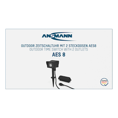 Artikelbild 4 für ANSMANN AES8 Zeitschaltuhr schwarz, Artikelnummer 629309