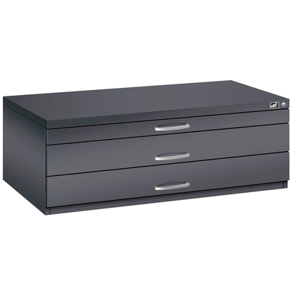 Artikelbild 4 für CP 7100 Planschrank schwarzgrau 3 Schubladen 110,0 x 76,5 x 42,0 cm, Artikelnummer 682409