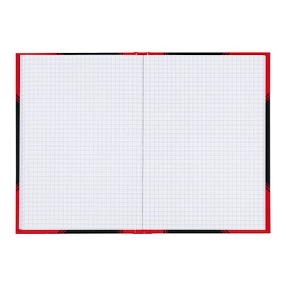 Artikelbild 3 für Bantex Notizbuch Chinakladde DIN A5 kariert, schwarz/rot Hardcover 192 Seiten, Artikelnummer 429504