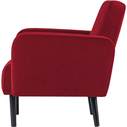 Artikelbild 2 für meet powered by PAPERFLOW Sessel LISBOA rot schwarz Stoff, 1 St., Artikelnummer 851133