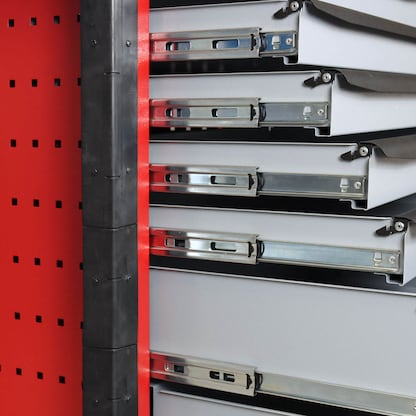 Artikelbild 7 für ADB HQ Werkstattwagen schwarz 7 Schubladen, Artikelnummer 892450