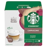 Artikelbild 1 für NESCAFÉ DOLCE GUSTO® STARBUCKS® Cappuccino Balanced & Frothy Kaffeekapseln, mild, 6 Portionen, Artikelnummer 612877