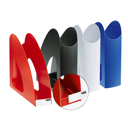 Artikelbild 3 für HAN Stehsammler TWIN 1610-11 grau Kunststoff, DIN A4, Artikelnummer 687186