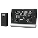 Artikelbild 1 für hama Black Line Plus Wetterstation schwarz, Artikelnummer 171054