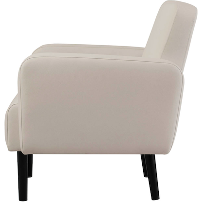 Artikelbild 3 für meet powered by PAPERFLOW Sessel LISBOA weiß schwarz Kunstleder, 1 St., Artikelnummer 851251