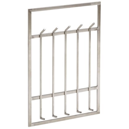 Artikelbild 9 für WOHNLING Wandgarderobe WL6.442 silber Metall 10 Haken 60,0 x 100,0 cm, Artikelnummer 908844