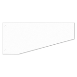 Artikelbild 1 für Wekre Trennstreifen Trapez weiß, 190 g/qm Karton, 100 St., Artikelnummer 213726