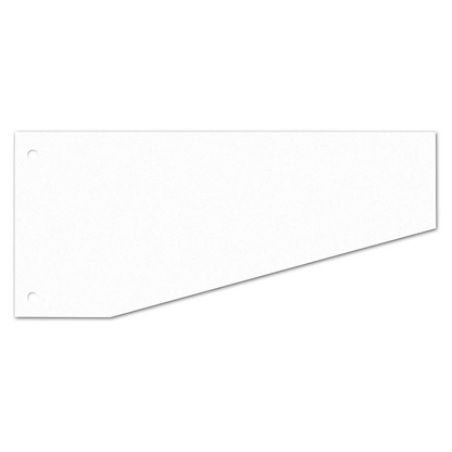 Artikelbild für Wekre Trennstreifen Trapez weiß, 190 g/qm Karton, 100 St., Artikelnummer 213726