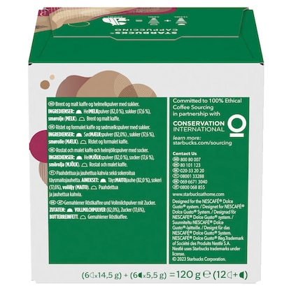 Artikelbild 4 für NESCAFÉ DOLCE GUSTO® STARBUCKS® Cappuccino Balanced & Frothy Kaffeekapseln, mild, 6 Portionen, Artikelnummer 612877