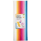 Artikelbild 1 für folia Krepppapier MIX farbsortiert 32 g/qm 10 Rollen, Artikelnummer 690377