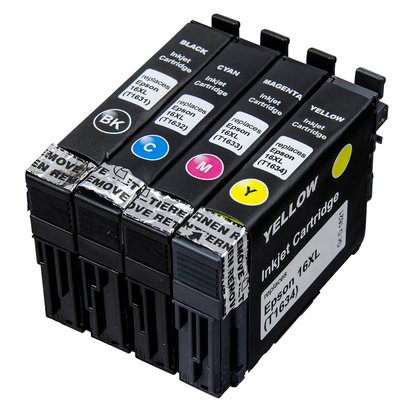 Artikelbild 3 für office discount schwarz, cyan, magenta, gelb Druckerpatronen kompatibel zu EPSON 16XL / T1636XL, 4er-Set, Artikelnummer 147013