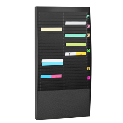 Artikelbild 21 für PAPERFLOW Sortiertafel schwarz DIN A4 50 Fächer, Artikelnummer 290458