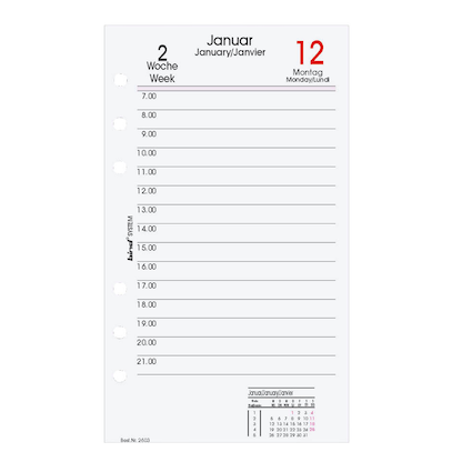 Artikelbild 2 für bind Kalendereinlage 2026 A6, Artikelnummer 591739