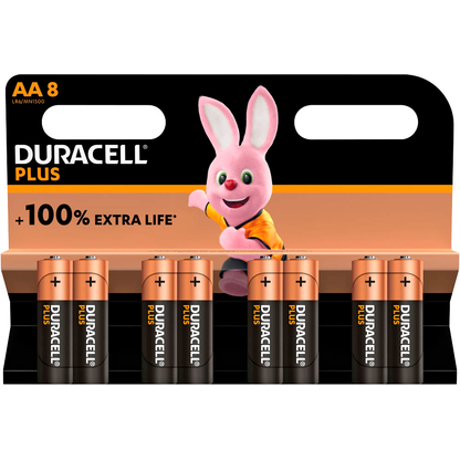 Artikelbild für 8 DURACELL Batterien PLUS Mignon AA 1,5 V, Artikelnummer 561675