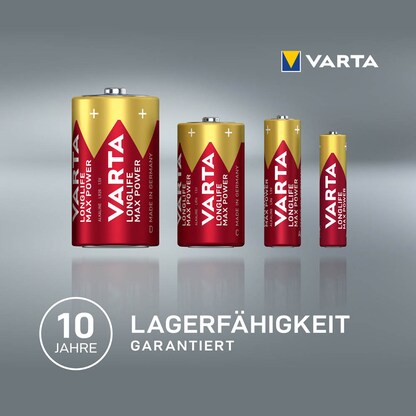 Artikelbild 7 für VARTA Batterie LONGLIFE Max Power E-Block 9,0 V, Artikelnummer 583043
