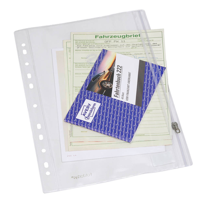 Artikelbild 2 für 10 FolderSys Dokumententaschen 19x30,5 cm glasklar glatt 0,15 mm, Artikelnummer 918169