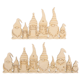 Artikelbild 1 für Rayher Dekoartikel natur Holzleiste Wichtelfamilie 2 St., Artikelnummer 686933