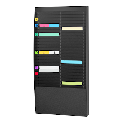 Artikelbild 3 für PAPERFLOW Sortiertafel schwarz DIN A4 50 Fächer, Artikelnummer 290458