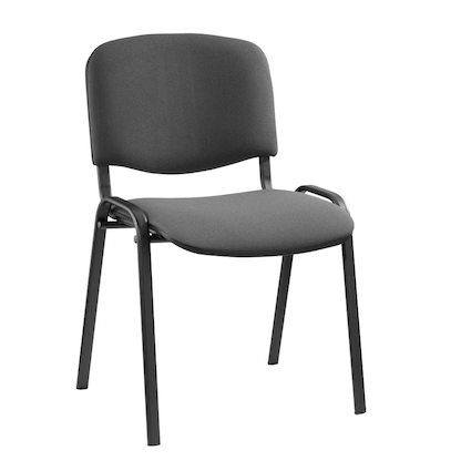 Artikelbild 2 für 4 Nowy Styl Besucherstühle Iso ISO BLACK 1.3 C38 anthrazit Stoff, Artikelnummer 104481